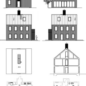 Arkitekthus plan