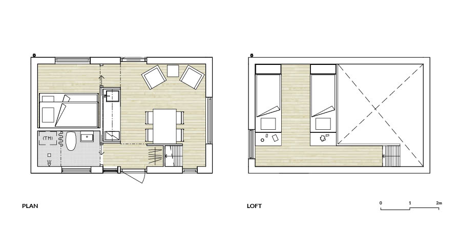 Attefallshus ritning loft