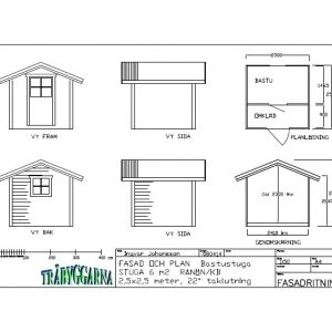 Bastustuga ritning