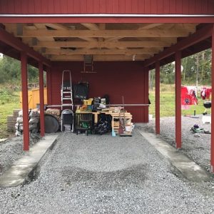 Bygga om carport till garage