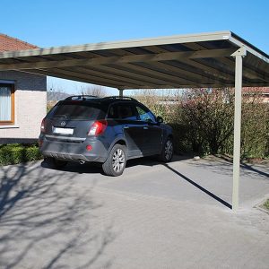 Carport för två bilar