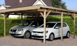 Carport två bilar