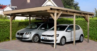 Carport två bilar