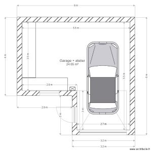 Garage 25 m2