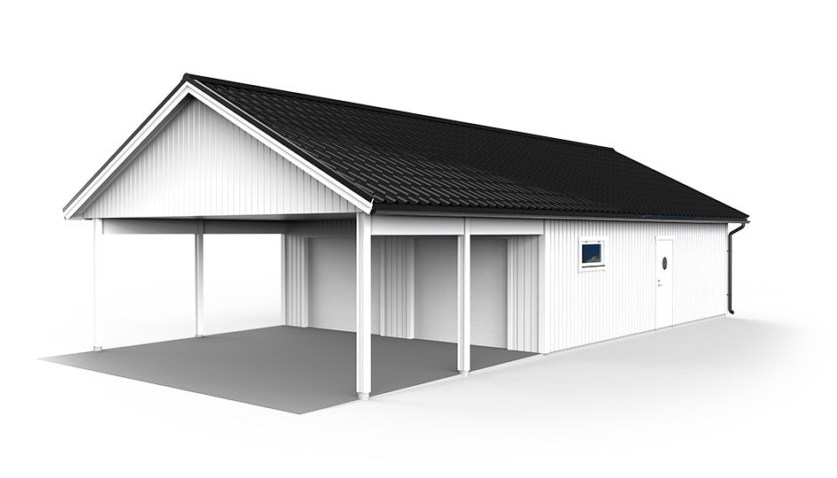 Garage carport ritning