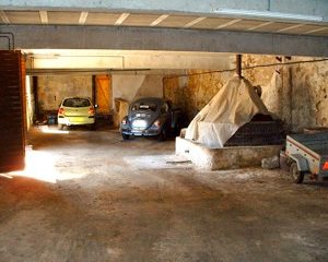 Garage under hus