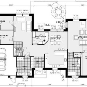 H-hus planlösning