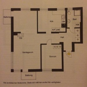 Lägenhet planritning
