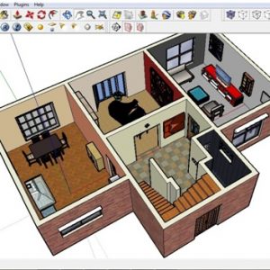 Planritning sketchup